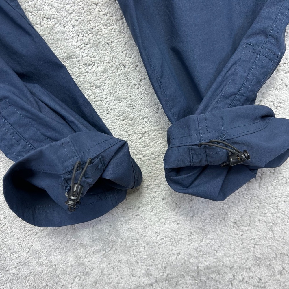 Eddie Bauer Pants Womens Size 12 Navy Blue WR W Tech Capri Hiking Outdoor Casual - Picture 6 of 16